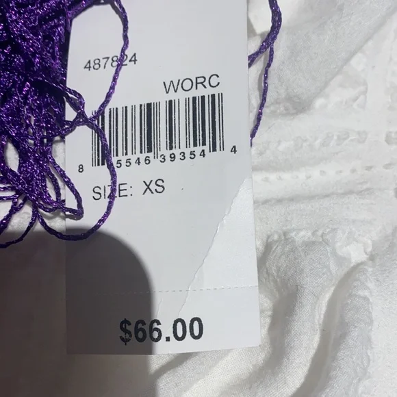 Rare NWT Hanky Panky after midnight purple tassel & lace bralette - Picture 9 of 13